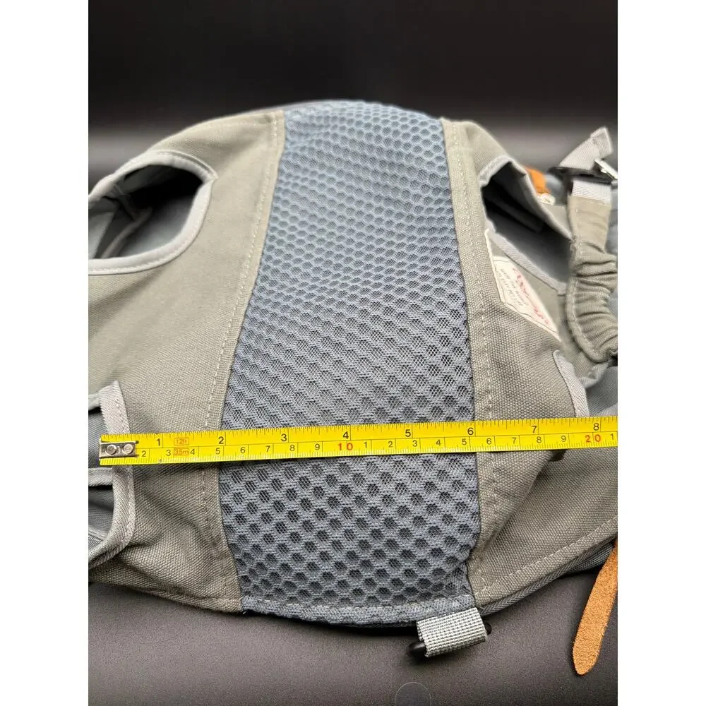 Doglemi Dog Carrier Backpack Gray Mesh Pet Travel Backpack Medium NWOT